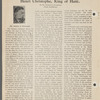 "Henri Christophe, King of Haiti"