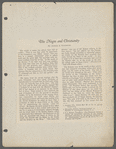 "The Negro and Christianity"