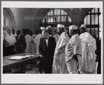 Melville J. Herskovits and Nigerian Prime Minister Abubakar Tafawa Balewa with group at Northwestern University