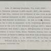 Aldridge, Ira -- Memorandum by B. Miller