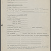 Lyons, William Henry -- Questionnaire re Genealogy