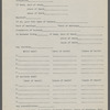 Lyons, William Henry -- Questionnaire re Genealogy