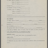 Lyons, William Henry -- Questionnaire re Genealogy