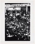 Dr. King addresses the New Politics Convention at the Chicago Coliseum, October, 1967. He spoke about the direction of the war in Vietnam, the beginnings of a better quality of life for all people, and the concept for "Resurrection City."