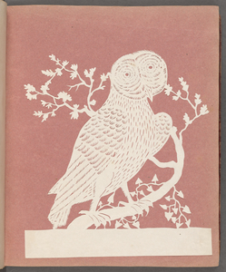 A quarto album of original cutwork valentines and manuscript verses with fine family provenance