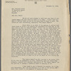 Typed letter to Virginia Woolf, London, Nov. 25, 1924