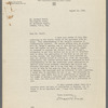 Typed letter to Leonard Woolf, London, Aug. 10, 1928