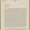 Typed letter to Leonard Woolf, London, Aug. 1, 1929