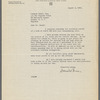 Typed letter to Leonard Woolf, London, Aug. 8, 1929