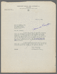 Typed letter to John Lehmann, London, Jul. 11, 1932