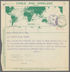 Cable to The Hogarth Press, London, May 28, 1940