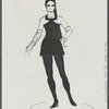 Costume sketch [photocopy of sketch #98] for the stage production Sweet Charity