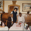 Baldwin with actor Sidney Poitier, undated