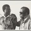 James Baldwin with Nigerian novelist Chinua Achebe