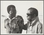James Baldwin with Nigerian novelist Chinua Achebe