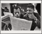 Baldwin with Medgar Evers