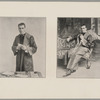 Two portraits of William Gillette in Sherlock Holmes