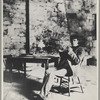 William Gillette in Act III of Sherlock Holmes