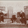 Ralph Delmore, William Gillette, and Bruce McRae in Act IV of Sherlock Holmes