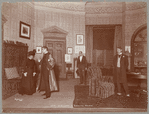 William Gillette in Act II of Sherlock Holmes