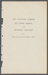 Souvenir of the decennial celebration of the Witwatersrand Old Hebrew Congregation and of the public reception of the Rev. Dr. Joseph Herman Hertz, November 16th, 1898