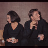 Party thrown by cast for Elizabeth Taylor's birthday during rehearsals for Hamlet with Richard Burton