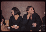 Party thrown by cast for Elizabeth Taylor's birthday during rehearsals for Hamlet with Richard Burton
