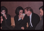 Party thrown by cast for Elizabeth Taylor's birthday during rehearsals for Hamlet with Richard Burton
