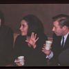 Party thrown by cast for Elizabeth Taylor's birthday during rehearsals for Hamlet with Richard Burton