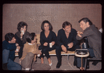 Party thrown by cast for Elizabeth Taylor's birthday during rehearsals for Hamlet with Richard Burton