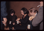 Party thrown by cast for Elizabeth Taylor's birthday during rehearsals for Hamlet with Richard Burton