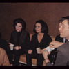 Party thrown by cast for Elizabeth Taylor's birthday during rehearsals for Hamlet with Richard Burton