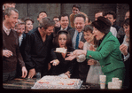 Party thrown by cast for Elizabeth Taylor's birthday during rehearsals for Hamlet with Richard Burton