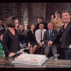 Party thrown by cast for Elizabeth Taylor's birthday during rehearsals for Hamlet with Richard Burton