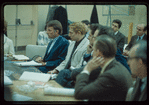 Party thrown by cast for Elizabeth Taylor's birthday during rehearsals for Hamlet with Richard Burton