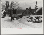Timber levelled by 1938 hurricane at sawmill near Warren, New Hampshire