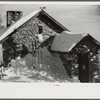Forest ranger's hut also used by skiers in the winter, near the top of Mount Mansfield, Smuggler's Notch, Vermont
