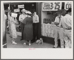 Farmers in front of store on Saturday afternoon in Cave City [actually Horse Cave], Kentucky