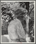 Parishoners of St. Thomas Church resting after spending many hous preparing food for a benefit picnic supper. Near Bardstown, Kentucky