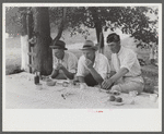 Legionnaires eating and drinking beer at American Legion fish fry, Oldham County, Post 39, near Louisville, Kentucky