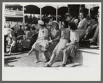 Spectators at Shelby County Horse Show and Fair. Shelbyville, Kentucky
