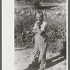 Farmer at annual memorial meeting up Frozen Creek, Breathitt County, Kentucky