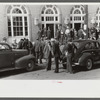 Farmers and townspeople in front of federal building on court day, Jackson, Kentucky