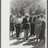 Friends of the deceased going home after a memorial meeting. Up Frozen Creek, near Jackson, Breathitt County, Kentucky. See general caption number