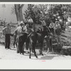 Farmers trading mules and horses on "Jockey Street" in Campton, Kentucky
