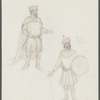 Costume design [Charlemagne] for the stage production Pippin