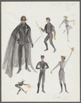 Costume design [Leading Player, 6 designs] for the stage production Pippin