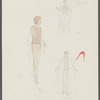 Costume design [Basic, 3 designs] for the stage production Pippin