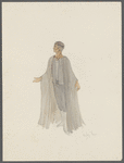 Costume design [Leading Player, flowing robe] for the stage production Pippin