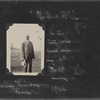 Snapshot of unknown person [Al Smith?] at Chateau Thierry, France